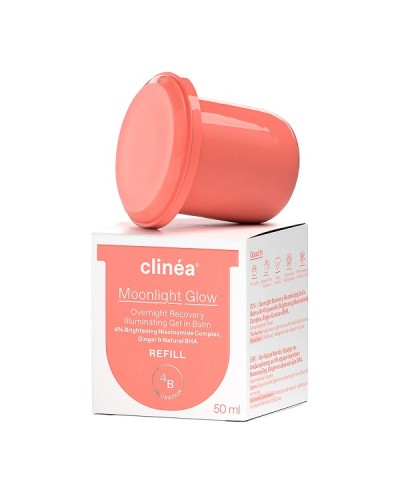 CLINEA MOONLIGHT GLOW REFILL GEL ΚΡΕΜΑ ΝΥΧΤΑΣ ΛΑΜΨΗΣ & ΑΝΑΖΩΟΓΟΝΗΣΗΣ ΑΝΤΑΛΛΑΚΤΙΚΗ ΚΑΨΟΥΛΑ 50ml