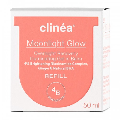 CLINEA MOONLIGHT GLOW REFILL GEL ΚΡΕΜΑ ΝΥΧΤΑΣ ΛΑΜΨΗΣ & ΑΝΑΖΩΟΓΟΝΗΣΗΣ ΑΝΤΑΛΛΑΚΤΙΚΗ ΚΑΨΟΥΛΑ 50ml