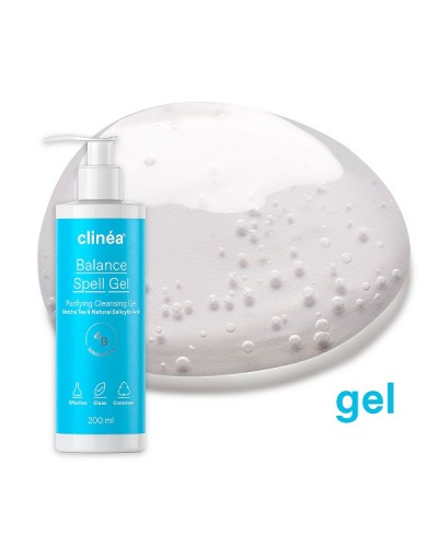 CLINEA BALANCE SPELL GEL ΚΑΘΑΡΙΣΤΙΚΟ GEL ΠΡΟΣΩΠΟΥ 200ml