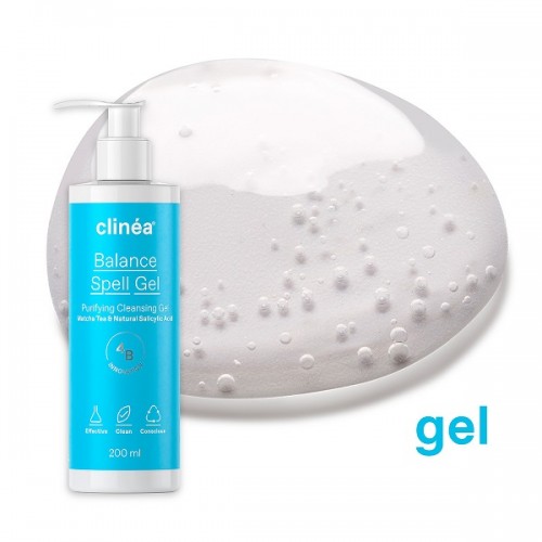 CLINEA BALANCE SPELL GEL ΚΑΘΑΡΙΣΤΙΚΟ GEL ΠΡΟΣΩΠΟΥ 200ml