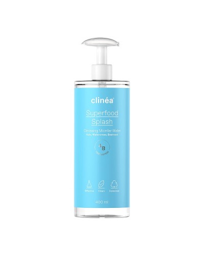 CLINEA SUPERFOOD SPLASH ΝΕΡΟ ΚΑΘΑΡΙΣΜΟΥ MICELLAR 400ml