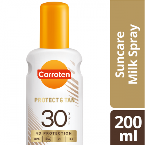 CARROTEN SUNCARE MILK SPRAY PROTECT & TAN SPF30 200ml