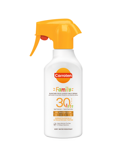 CARROTEN SUNCARE FACE & BODY MILK SPRAY SPF30 FAMILY 270ml