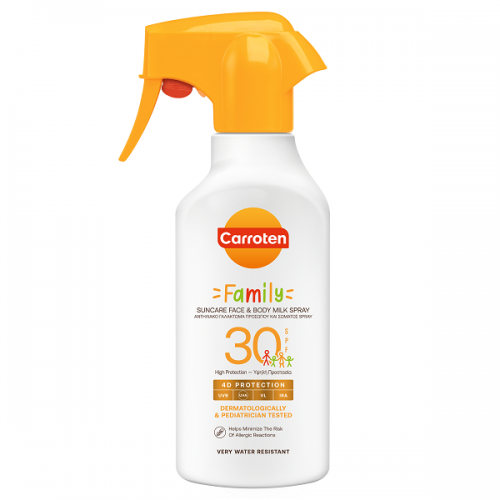 CARROTEN SUNCARE FACE & BODY MILK SPRAY SPF30 FAMILY 270ml