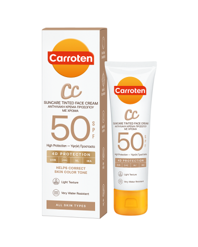 CARROTEN SUNCARE TINTED FACE CREAM CC SPF50 50ml