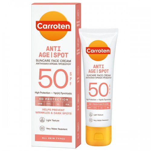 CARROTEN SUNCARE FACE CREAM ANTI-AGE ANTI-SPOT SPF50 50ml