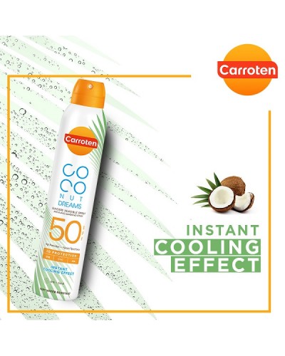 CARROTEN COCONUT DREAMS SUNCARE INVISIBLE SPRAY SPF50 200ml