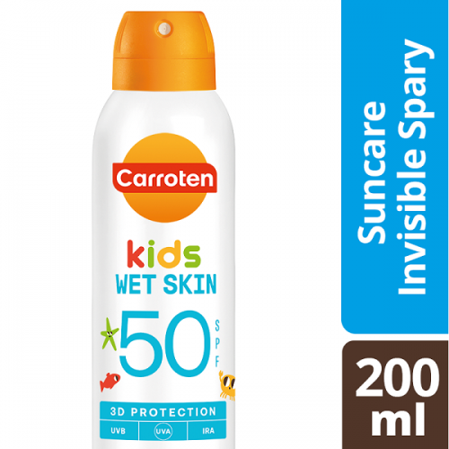 CARROTEN KIDS SUNCARE INVISIBLE BODY SPRAY WET SKIN SPF50 200ml