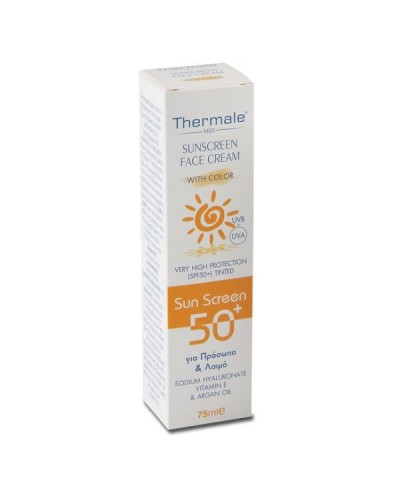 THERMALE FACE CREAM SPF 50+ WITH COLOR 75ML 