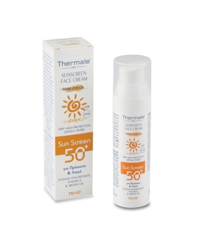 THERMALE FACE CREAM SPF 50+ WITH DARK COLOR 75ML
