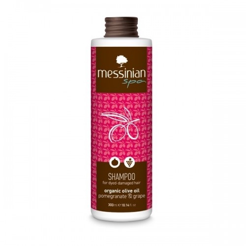 MESSINIAN SPA SHAMPOO FOR DYED-DAMAGED HAIR POMEGRANATE & GRAPE 300ML