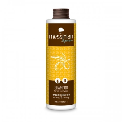 MESSINIAN SPA SHAMPOO FOR ALL HAIR TYPES WHEAT & HONEY 300ML