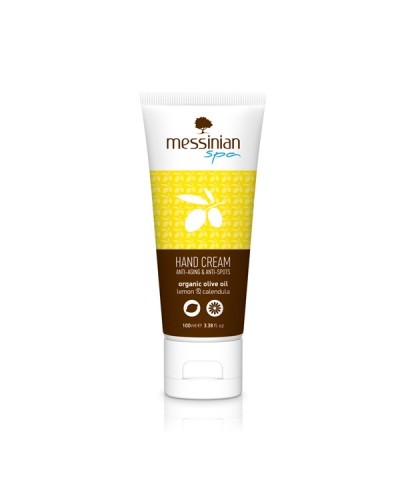 MESSINIAN SPA HAND CREAM ANTI-AGING & ANTI-SPOTS LEMON & CALENDULA 100ML