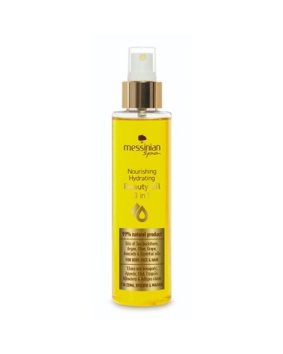 MESSINIAN SPA BEAUTY OIL 3 IN 1 MOISTURIZING BODY, FACE AND HAIR OIL 150ML