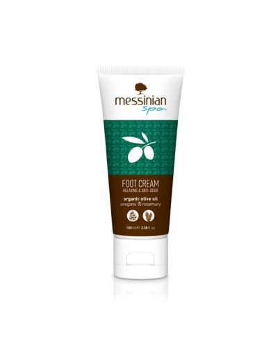 MESSINIAN SPA FOOT CREAM RELAXING & ANTI-ODOR OREGANO & ROSEMARY 100ML