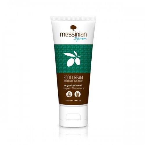 MESSINIAN SPA FOOT CREAM RELAXING & ANTI-ODOR OREGANO & ROSEMARY 100ML