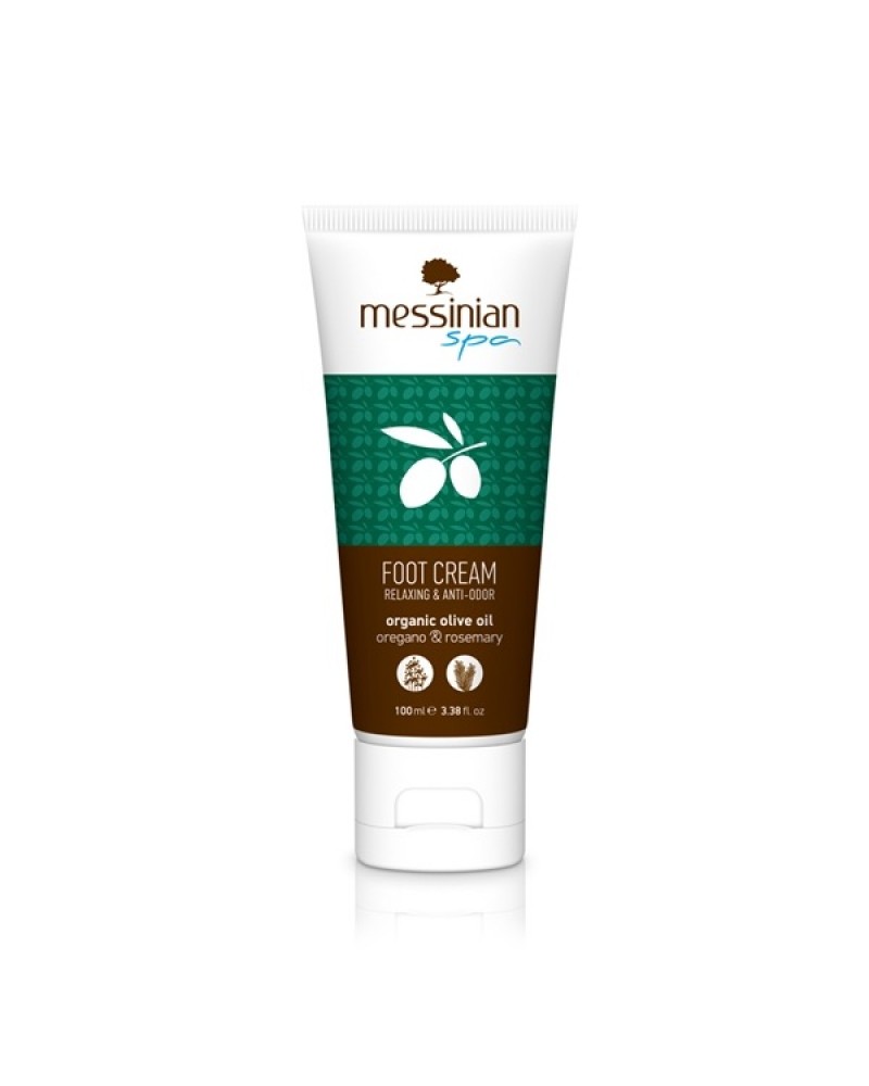 MESSINIAN SPA FOOT CREAM RELAXING & ANTI-ODOR OREGANO & ROSEMARY 100ML MESSINIAN SPA FOOT CREAM RELAXING & ANTI-ODOR OREGANO & ROSEMARY 100ML