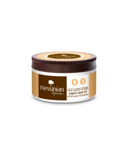 MESSINIAN SPA FACE & BODY SCRUB PRICKLY PEAR & DITTANY 250ML