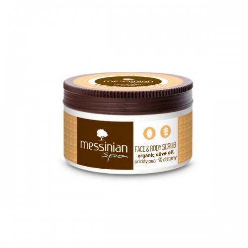 MESSINIAN SPA FACE & BODY SCRUB PRICKLY PEAR & DITTANY 250ML