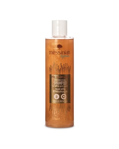 MESSINIAN SPA PREMIUM LINE SHIMMERING SHAMPOO FOR SHINE & REPAIR ROYAL JELLY & HELICHRYSUM 300ML