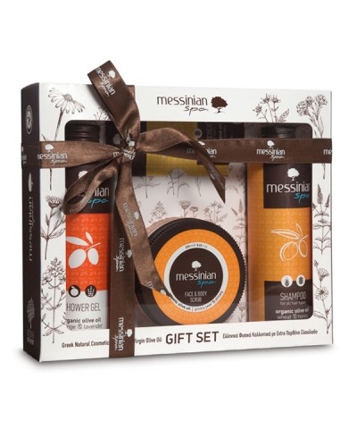MESSINIAN SPA PROMO ORANGE & LAVENDER SHOWER GEL 300ML & WHEAT & HONEY SHAMPOO 300ML & PRICKLY PEAR & DITTANY FACE & BODY SCRUB 250ML MESSINIAN SPA PROMO ORANGE & LAVENDER SHOWER GEL 300ML & WHEAT & HONEY SHAMPOO 300ML & PRICKLY PEAR & DITTANY FACE & BODY SCRUB 250ML