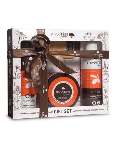 MESSINIAN SPA PROMO ORANGE & LAVENDER SHOWER GEL 300ML & BODY MILK 300ML & BODY BUTTER 250ML MESSINIAN SPA PROMO ORANGE & LAVENDER SHOWER GEL 300ML & BODY MILK 300ML & BODY BUTTER 250ML