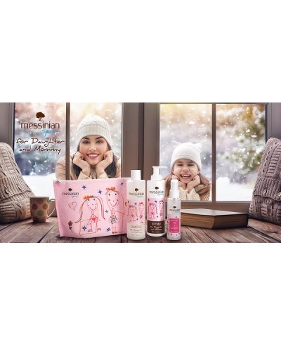 MESSINIAN SPA PROMO MOMMY & DAUGHTER SHOWER GEL 300ML & BODY MILK 300ML & HAIR & BODY MIST 100ML & FREE GIFT COSMETIC BAG MESSINIAN SPA PROMO MOMMY & DAUGHTER SHOWER GEL 300ML & BODY MILK 300ML & HAIR & BODY MIST 100ML & FREE GIFT COSMETIC BAG