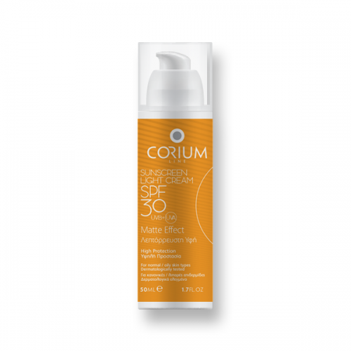 CORIUM SUNSCREEN LIGHT CREAM SPF30 50ML