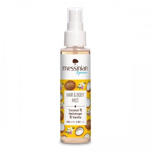 MESSINIAN SPA HAIR & BODY MIST COCONUT & HELIOTROPE & VANILLA 100ML