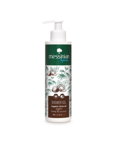 MESSINIAN SPA SHOWER GEL YOGURT HEMP & COCONUT 300ML