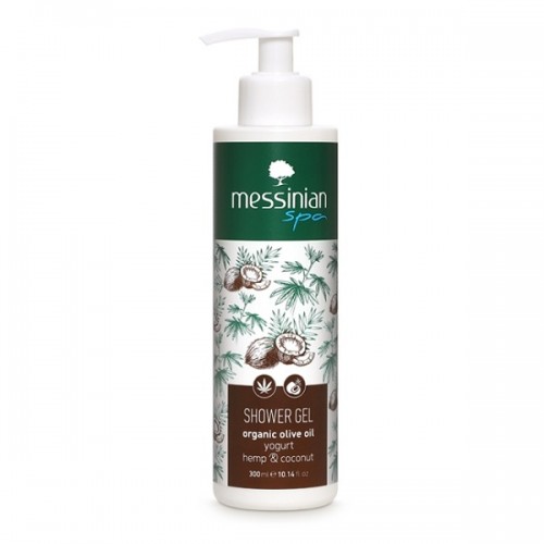 MESSINIAN SPA SHOWER GEL YOGURT HEMP & COCONUT 300ML