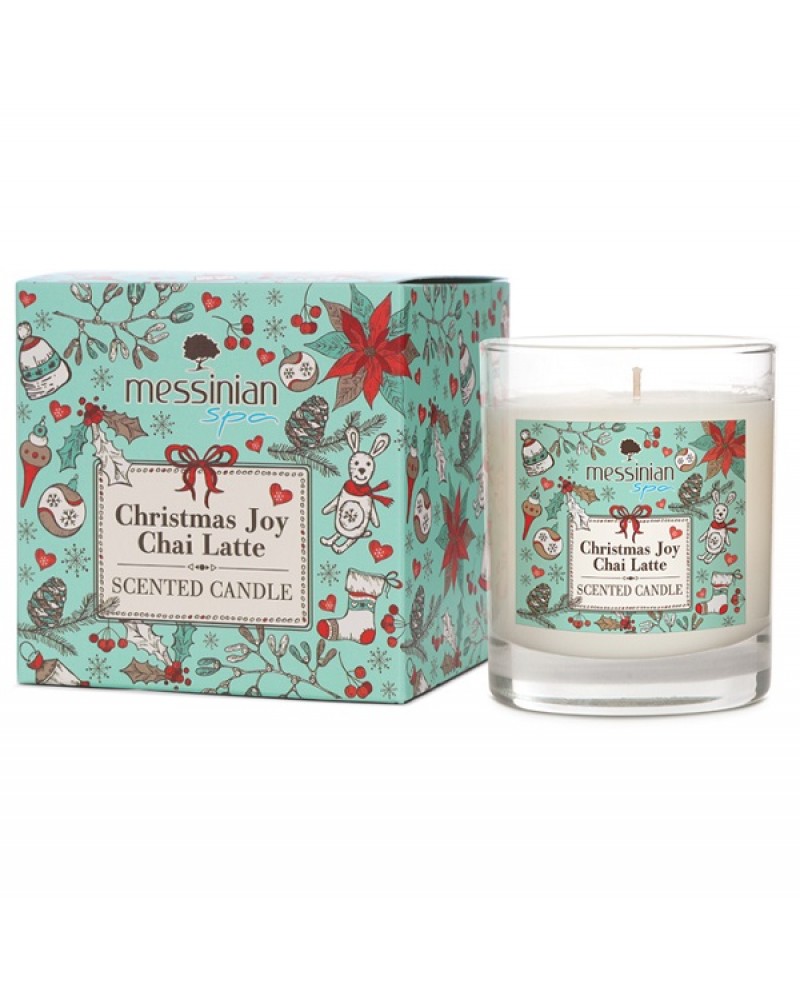 MESSINIAN SPA SCENTED CANDLE CHAI LATTE 170G MESSINIAN SPA SCENTED CANDLE CHAI LATTE 170G