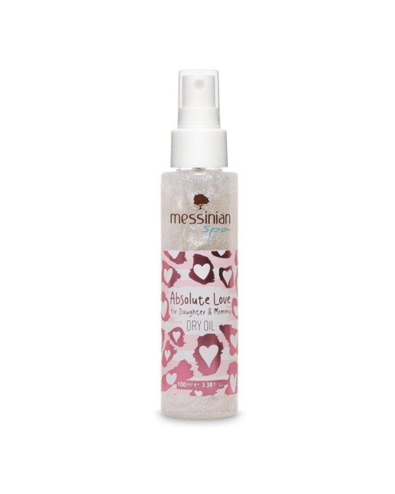 MESSINIAN SPA DRY OIL ABSOLUTE LOVE DAUGHTER & MOMMY WITH GLITTER 100ML MESSINIAN SPA DRY OIL ABSOLUTE LOVE DAUGHTER & MOMMY WITH GLITTER 100ML