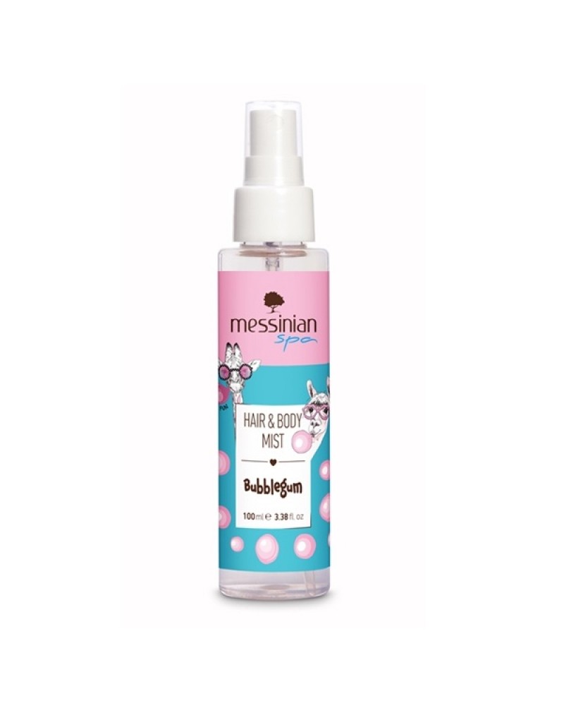 MESSINIAN SPA HAIR & BODY MIST BUBBLEGUM 100ML MESSINIAN SPA HAIR & BODY MIST BUBBLEGUM 100ML