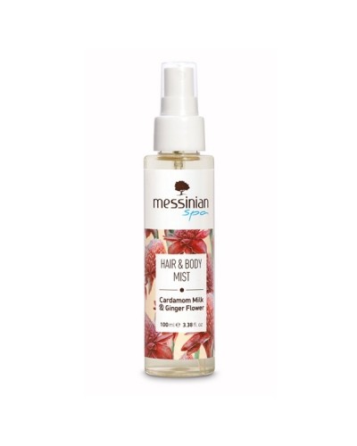 MESSINIAN SPA HAIR & BODY MIST CARDAMOM MILK & GINGER FLOWER 100ML