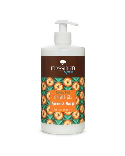 MESSINIAN SPA SHOWER GEL APRICOT MANGO 750ML