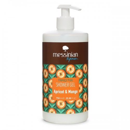 MESSINIAN SPA SHOWER GEL APRICOT MANGO 750ML