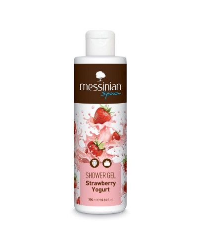 MESSINIAN SPA SHOWER GEL STRAWBERRY YOGURT 300ML