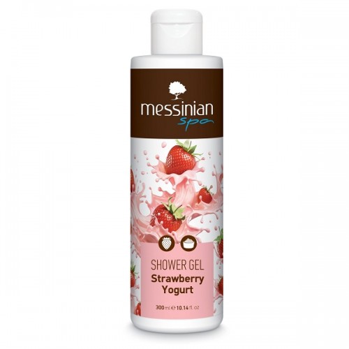 MESSINIAN SPA SHOWER GEL STRAWBERRY YOGURT 300ML