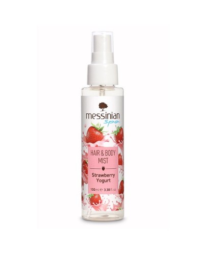 MESSINIAN SPA HAIR & BODY MIST STRAWBERRY YOGURT 100ML