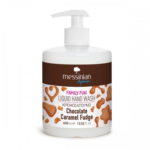 MESSINIAN SPA LIQUID HAND WASH CHOCOLATE CARAMEL FUDGE 400ml 