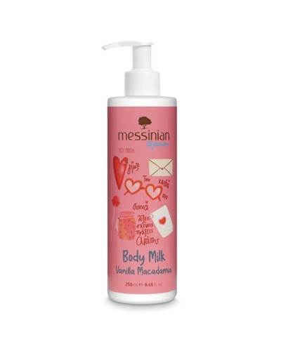 MESSINIAN SPA BODY MILK VANILLA MACADAMIA 250ml