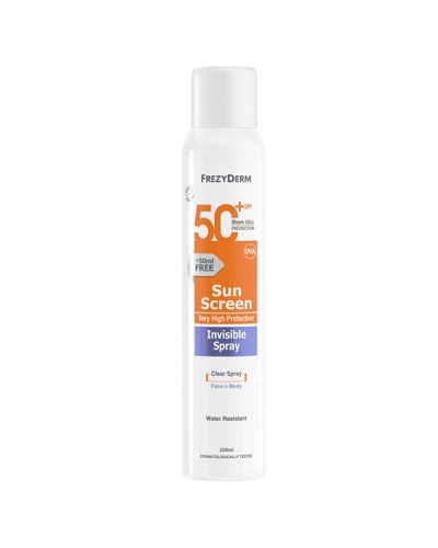 FREZYDERM SUN SCREEN INVISIBLE SPRAY SPF50 200ML