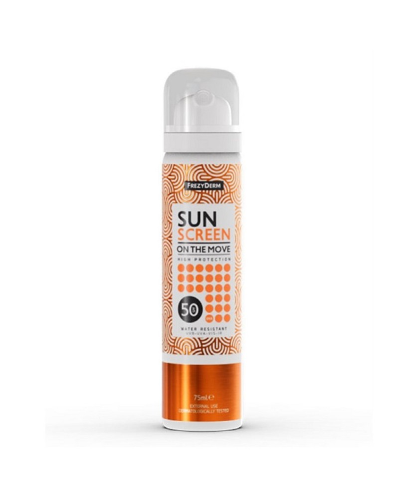 FREZYDERM SUN SCREEN ON THE MOVE 50SPF 75ML FREZYDERM SUN SCREEN ON THE MOVE 50SPF 75ML