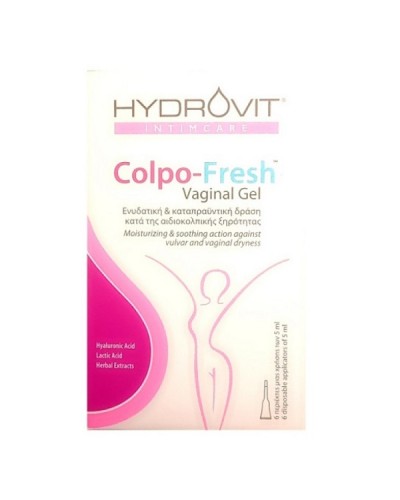 HYDROVIT COLPO-FRESH VAGINAL GEL 6 περιέκτες x 5ml