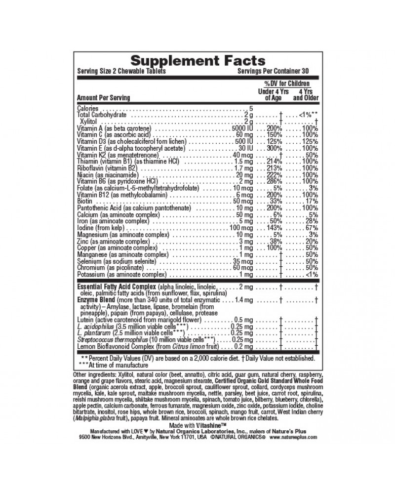NATURES PLUS ANIMAL PARADE GOLD ASSORTED 60 CHEWABLE TABS & ANIMAL PARADE VITAMIN C 90 CHEWABLE NATURES PLUS ANIMAL PARADE GOLD ASSORTED 60 CHEWABLE TABS & ANIMAL PARADE VITAMIN C 90 CHEWABLE