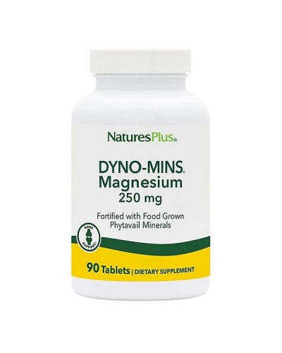 NATURES PLUS PROMO DYNO-MINS MAGNESIUM 250MG 90TABS & ΔΩΡΟ VITAMIN B-COMPLEX WITH RICE BRAN 90TABS