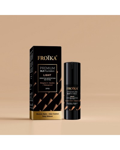 FROIKA PREMIUM SILK FOUNDATION LIGHT SPF30 30ML