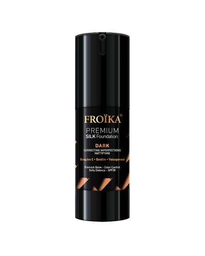 FROIKA PREMIUM SILK FOUNDATION DARK SPF30 30ML