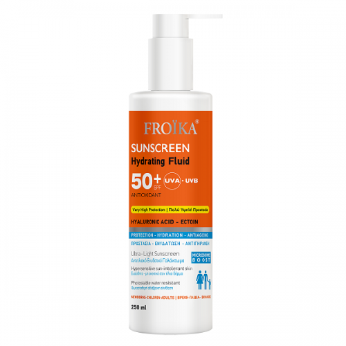FROIKA SUNSCREEN HYDRATING FLUID SPF50+ 250ml FROIKA SUNSCREEN HYDRATING FLUID SPF50+ 250ml